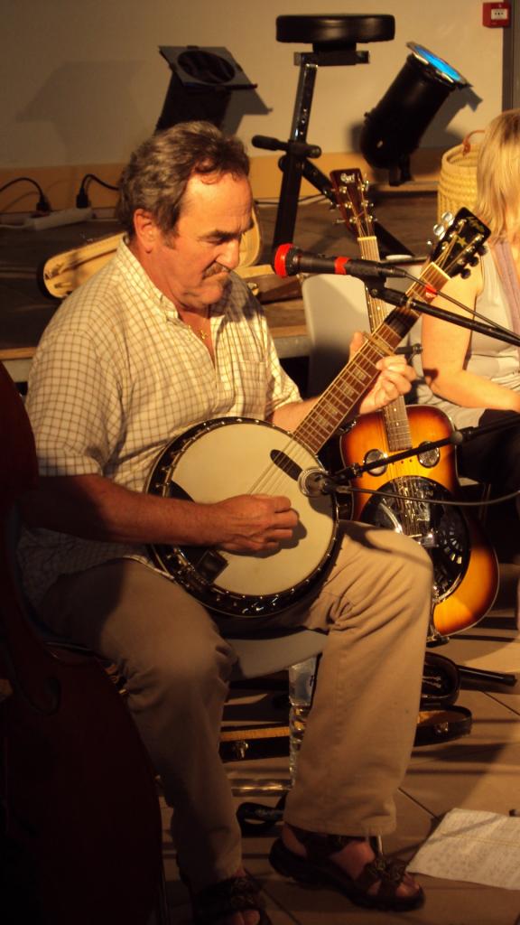 Hervé au banjo