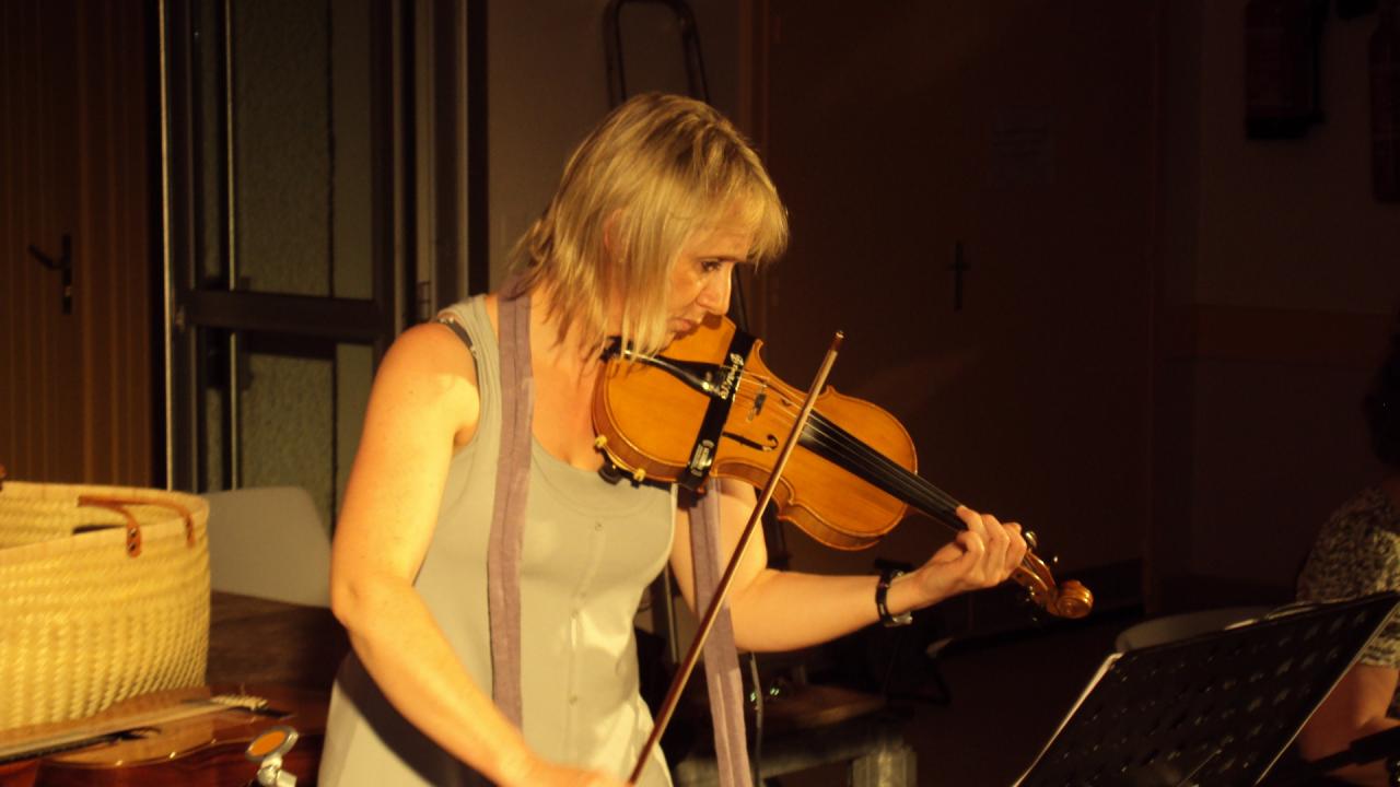 Manue au violon